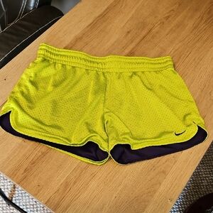 Nike Women's Yellow Shorts